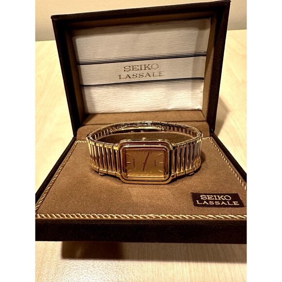 Seiko Other - VINTAGE Seiko Lassale Gold Watch Mens Original Quartz with Box
